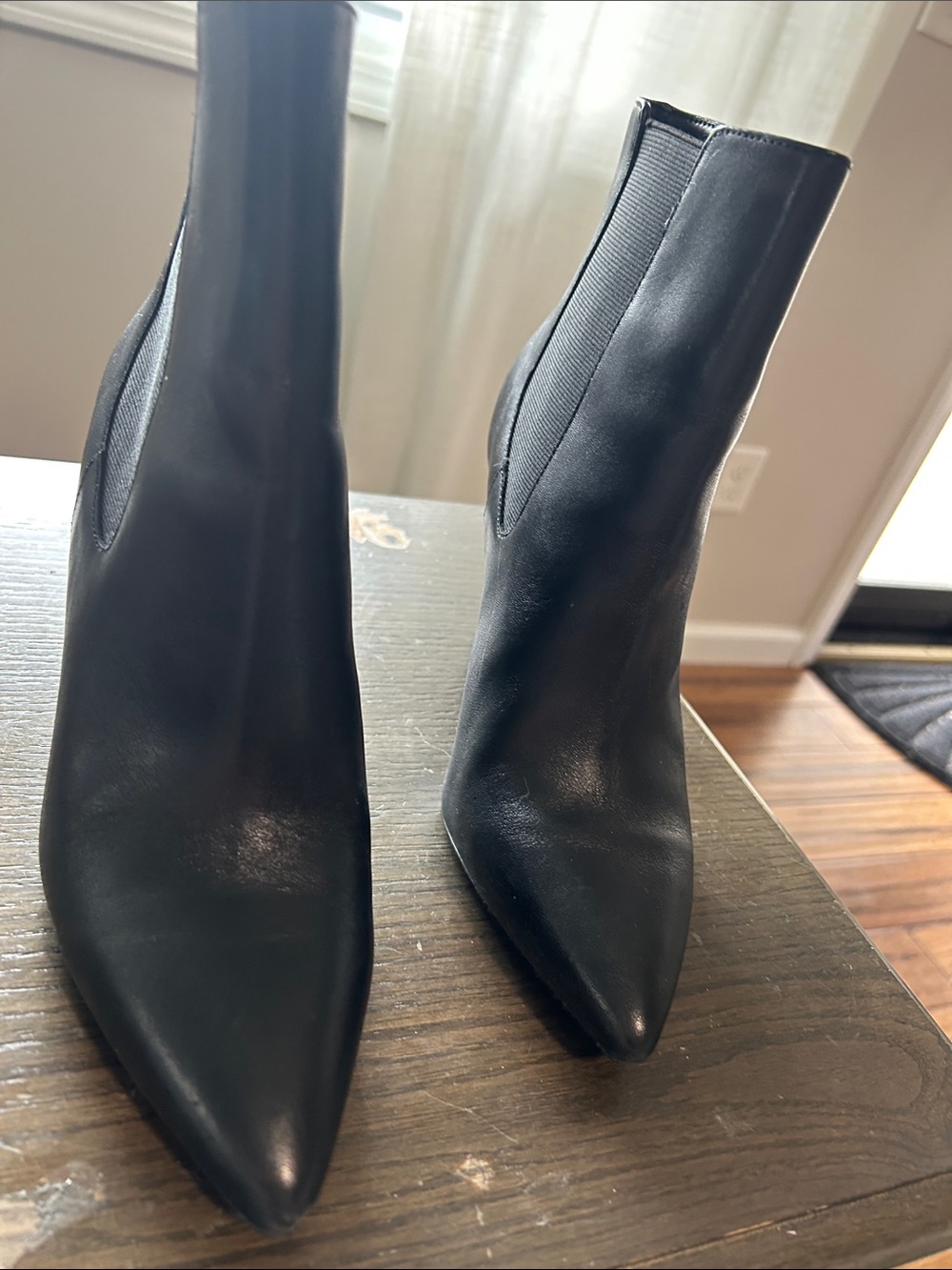 Aldo Stylish Women's Black Pointed Toe Ankle Boots